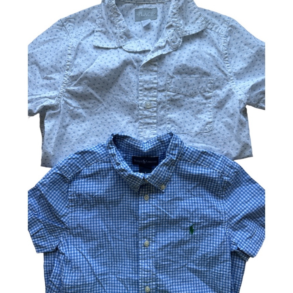 Bundle boys size 7 button down shorts
